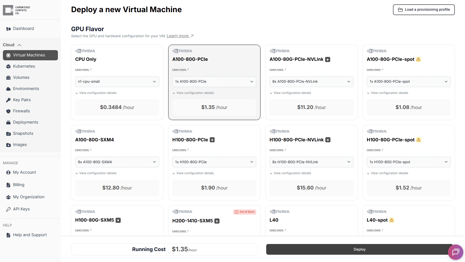 C3 Dashboard